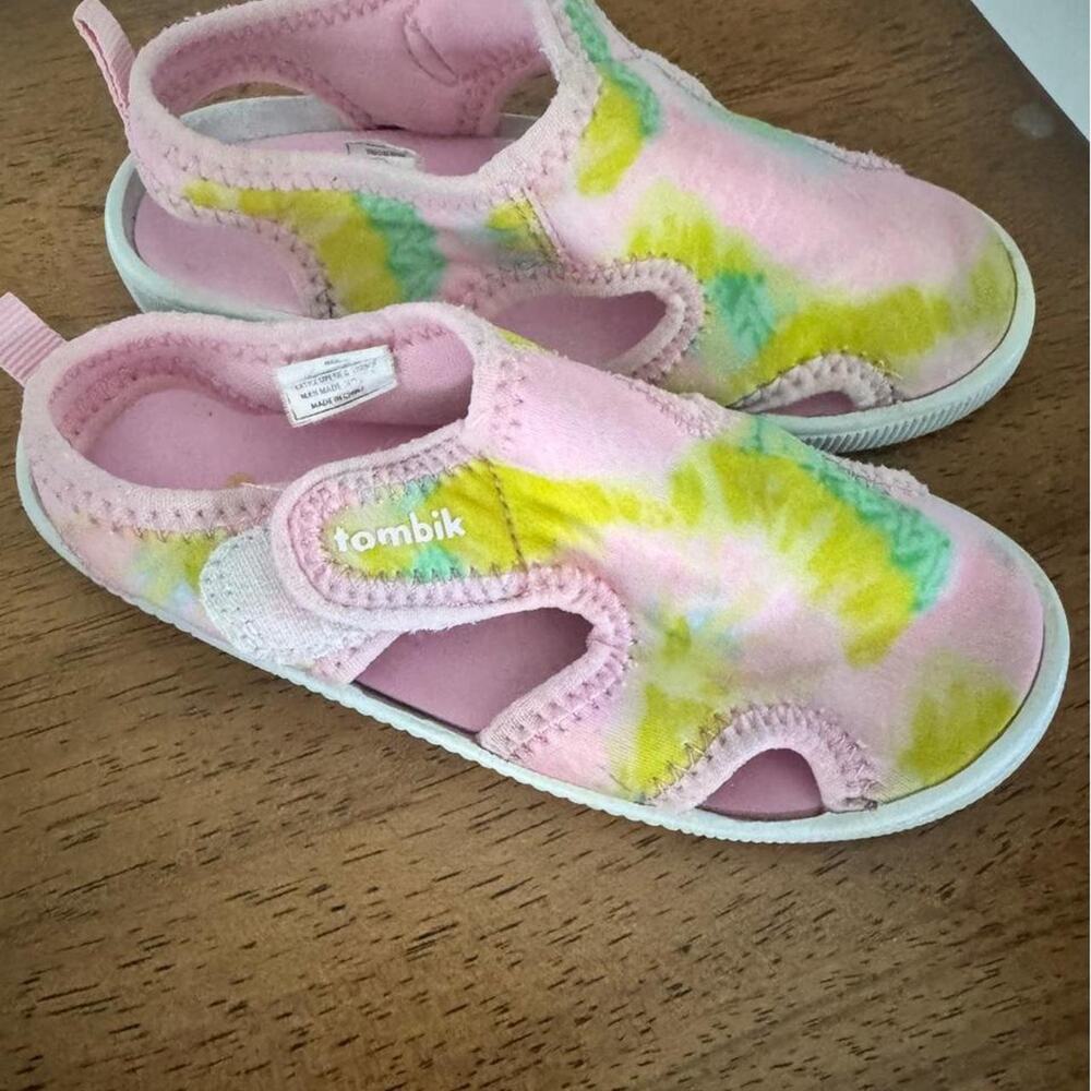 Tombik pink and yellow tie dye